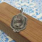Rutilated Quartz 925 Sterling Silver Handmade Nepali Artisan Statement Jewelry