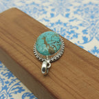 Tibetan Turquoise 925 Sterling Silver Handmade Nepali Tribal Bohemian Jewelry