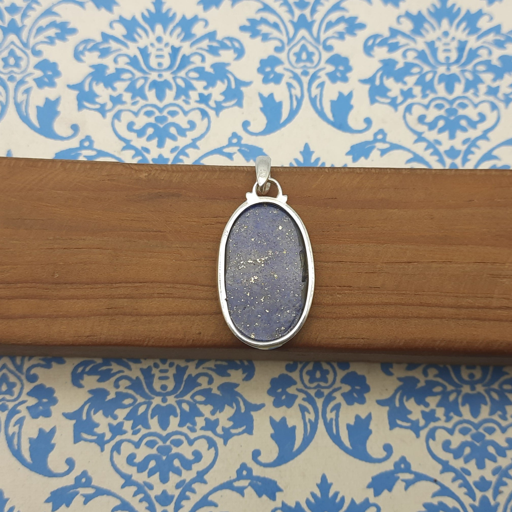 Lapis Lazuli 925 Sterling Silver Handmade Nepali Royal Bohemian Jewelry