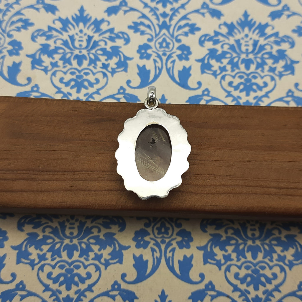 Rutilated Quartz 925 Sterling Silver Handmade Nepali Bohemian Luxury Jewelry