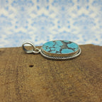 Tibetan Turquoise 925 Sterling Silver Handmade Nepali Bohemian Tribal Jewelry