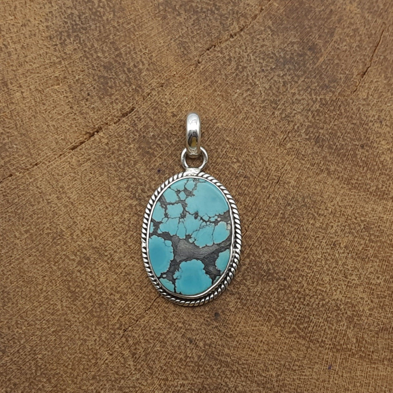 Tibetan Turquoise 925 Sterling Silver Handmade Nepali Bohemian Tribal Jewelry