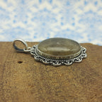 Rutilated Quartz 925 Sterling Silver Handmade Nepali Bohemian Luxury Jewelry