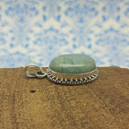 Aquamarine 925 Sterling Silver Handmade Nepali Bohemian Ocean-Inspired Jewelry