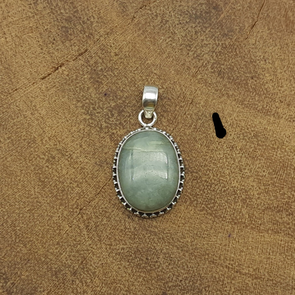 Aquamarine 925 Sterling Silver Handmade Nepali Bohemian Ocean-Inspired Jewelry