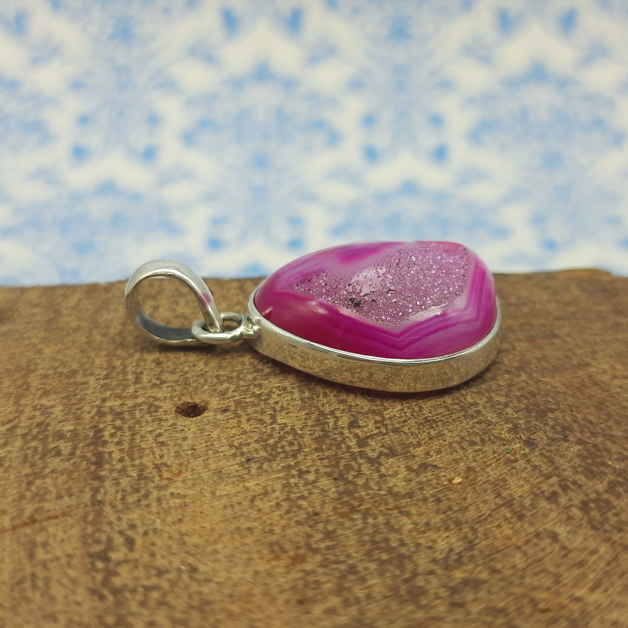 Window Druzy 925 Sterling Silver Handmade Nepali Bohemian Sparkle Jewelry