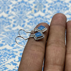 Fine Silver Chalcedony Earrings – Lightweight Handmade Earring