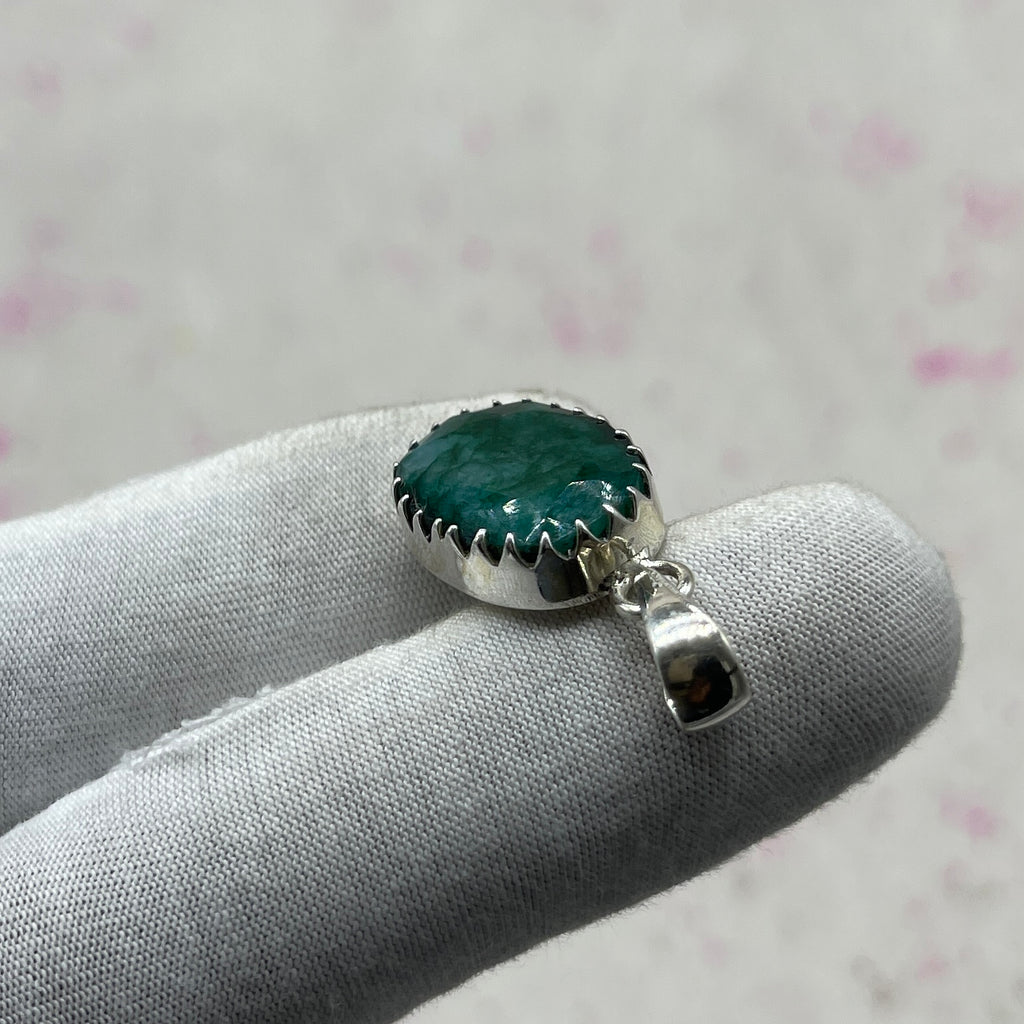 Tibetan Turquoise 925 Sterling Silver Pendant – Bohemian Designer Pendant