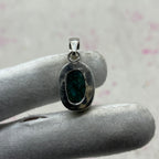 Tibetan Turquoise 925 Sterling Silver Pendant – Bohemian Designer Pendant