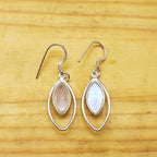 Elegant Handmade 925 Silver Moonstone Earring