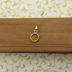 925 Sterling Silver Citrine Pendant – Natural Faceted Gemstone Bezel Set | Prosperity Crystal Jewelry