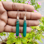 Wirewrapped Green Onyx Ring In 925 Silver