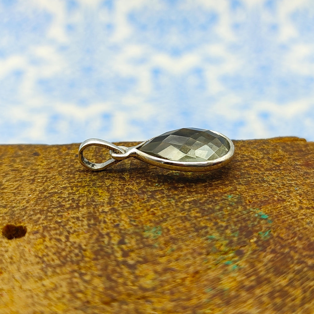 Green Amethyst Nepali Bohemian Handmade Silver Pendant