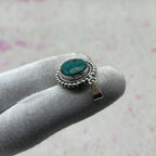 Tibetan Turquoise 925 Sterling Silver Pendant – Artisan Boho Jewelry