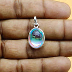 Swarovski Crystal 925 Silver Dainty Bezel Necklace