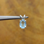 Multi Gemstone 925 Silver Prong Bezel Necklace Boho