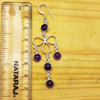 Designer Amethst Earrings – 925 Sterling Silver Round Designs