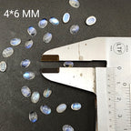 Oval Shape Natural Rainbow Moonstone AAA+ Quality Lot Of 5 PCS