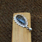 Stick Agate 925 Silver Southwestern Pendant Necklace