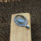 Rutile Quartz 925 Silver Southwestern Pendant