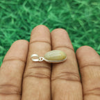 925 Sterling Silver Cat’s Eye Pendant – Natural Gemstone Bezel Set | Ketu Astrology Protection Stone