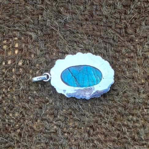 Labradorite 925 Silver Necklace Handmade Gift