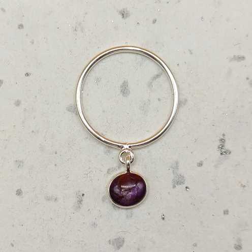 Star Ruby Gemstone 925 Sterling Silver Handmade Bezel Ring