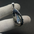 Fordite Drop 925 Silver Handmade Pendant Wholesale