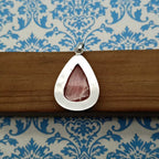 Rhodocrosite Gemstone Pendant – Handmade 925 Silver Spiritual Bohemian Jewelry