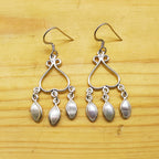 Artisan Pearl Earrings – Small Marquise Stone  Jewelry