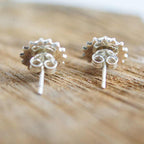 Natural Citrine Gemstone Sterling Silver Studs
