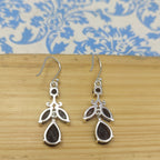 Blue Tanzanite Silver Earrings – Simple Handmade Dangle Jewelry