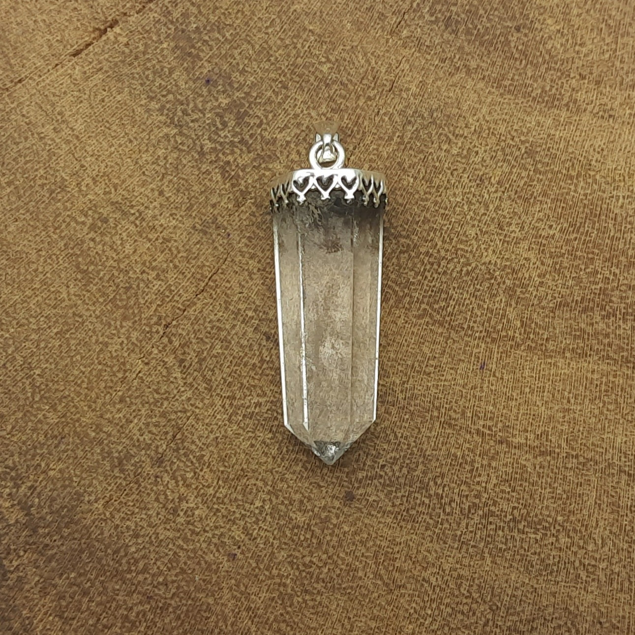 Himalayan Crystal Cancer Birthstone 925 Silver Pendant