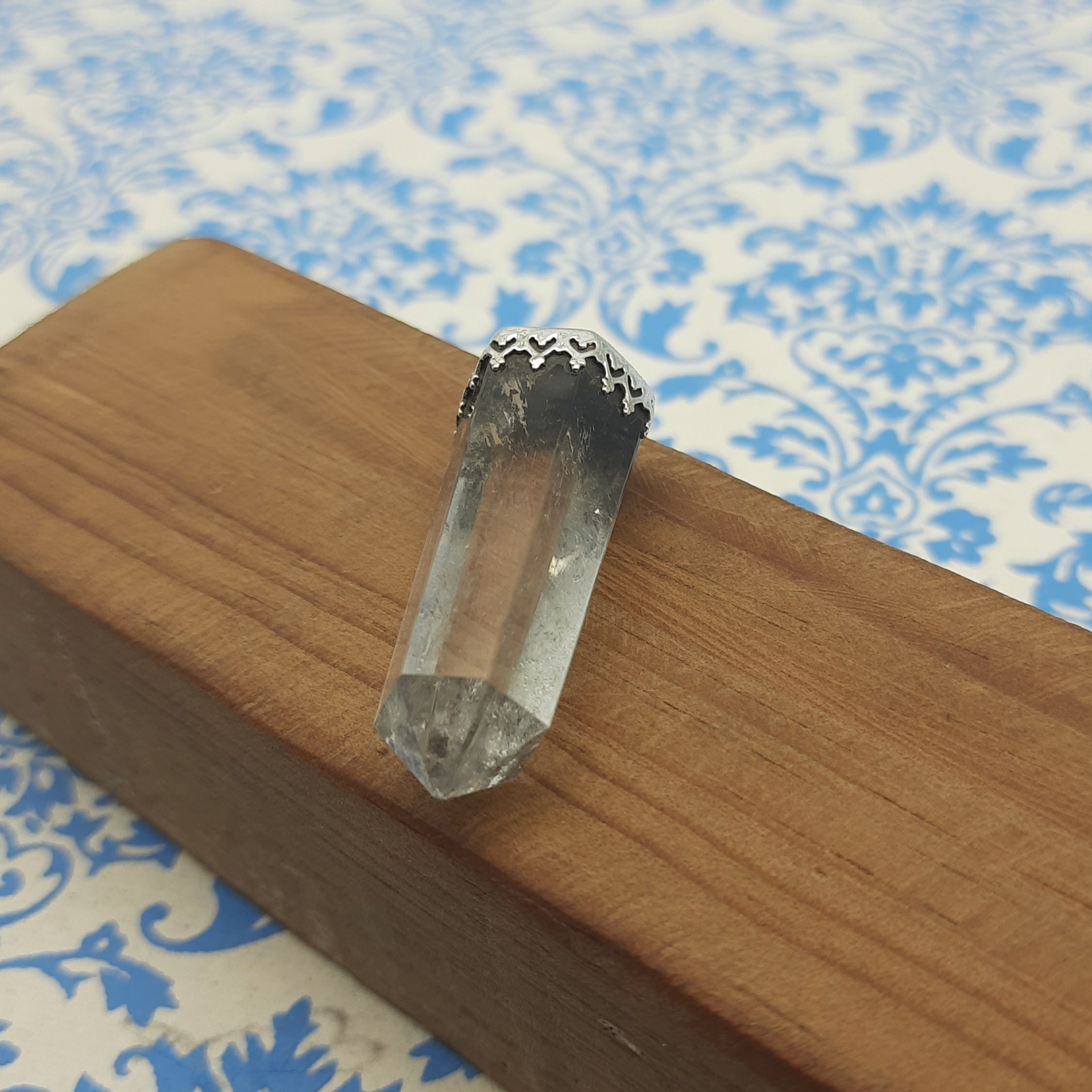 Himalayan Crystal Cancer Birthstone 925 Silver Pendant