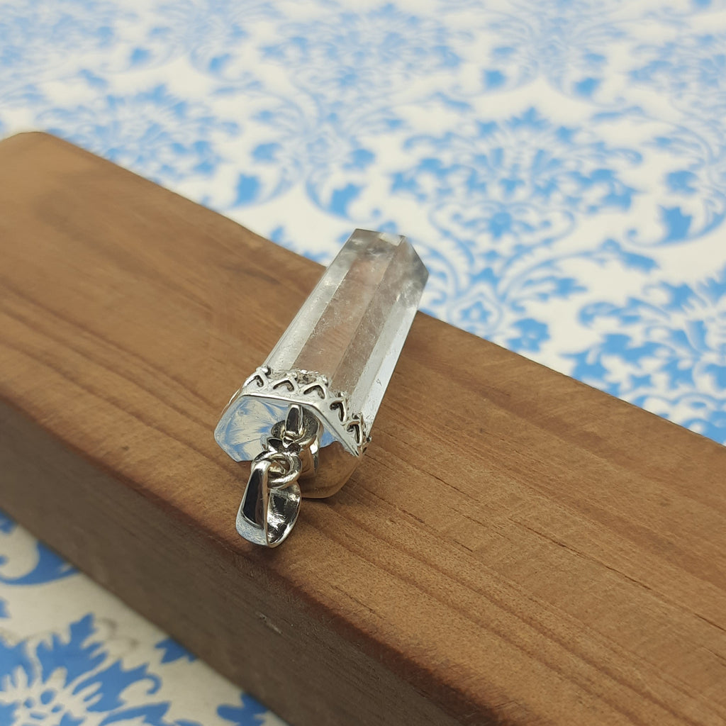 Himalayan Crystal Cancer Birthstone 925 Silver Pendant