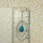 High Quality Turquoise Earrings – Handmade 925 Sterling Silver