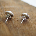 925 Sterling Silver Round Moonstone Gemstone Stud Earrings