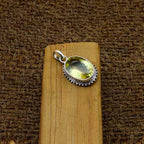 Faceted Lemon Topaz 925 Silver Necklace Handmade Wholesale