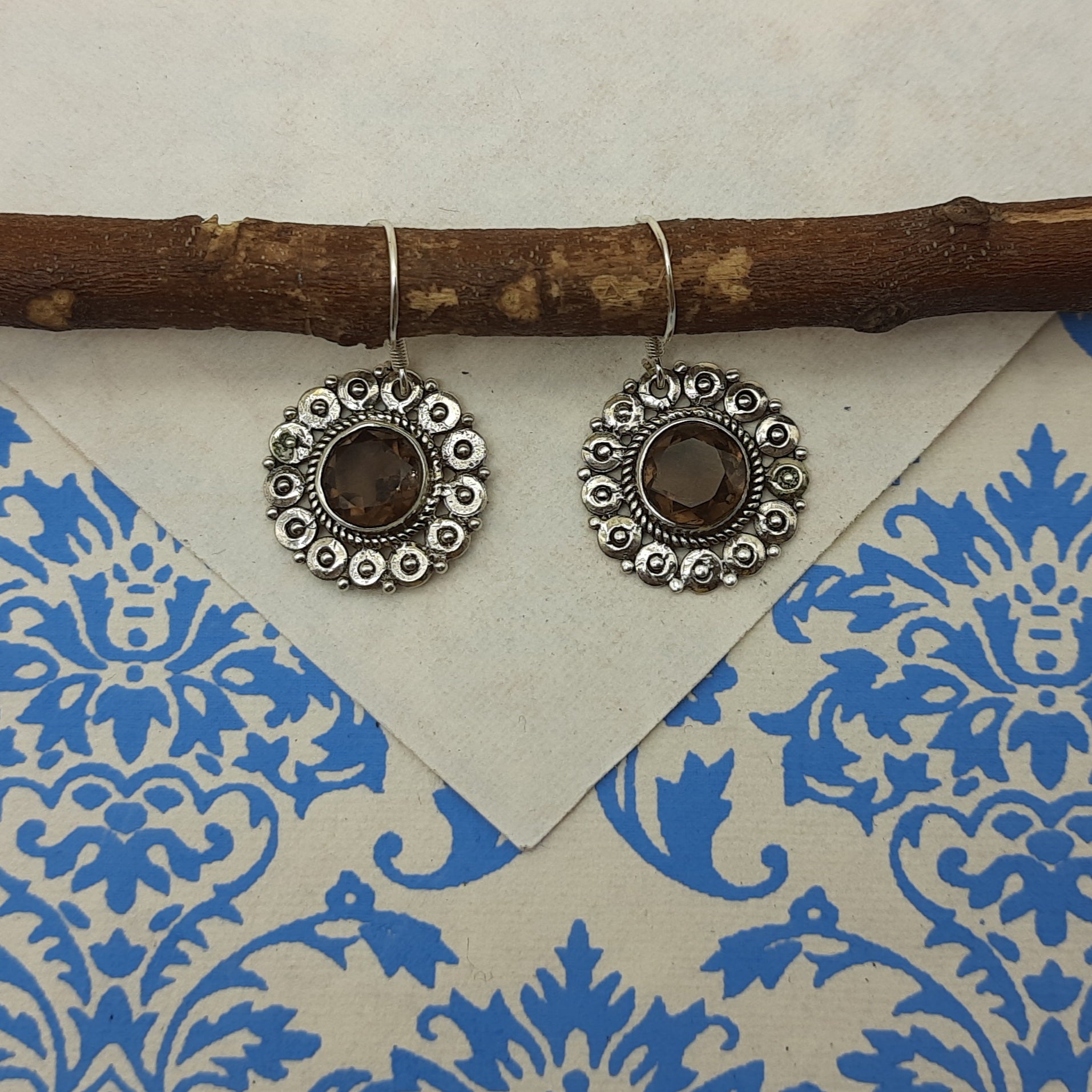 Elegant Handmade Gemstone Earrings – Sterling Silver Jewelry