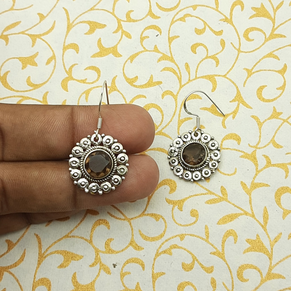 Elegant Handmade Gemstone Earrings – Sterling Silver Jewelry