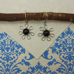 925 Sterling Silver Multi Dangle Garnet Statement Earring