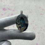 Blue Mohave Turquoise 925 Sterling Silver Handmade Pendant | Vintage Bohemian Pendant
