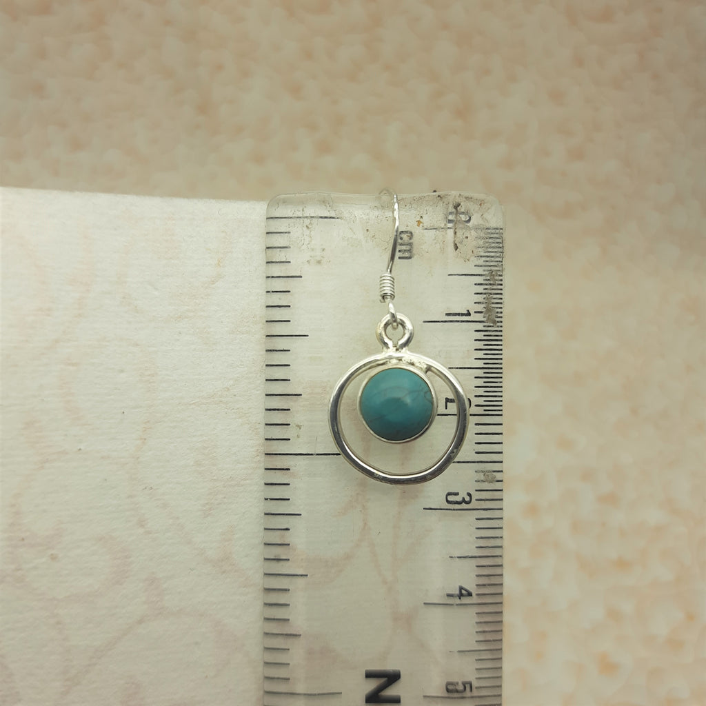 Minimal Amethyst & Pearl Jewelry – 925 Silver Handmade Dangle Earrings