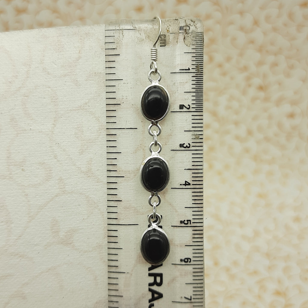 Fine Black Onyx Gemstone Earrings – Minimal Luxury Jewelry