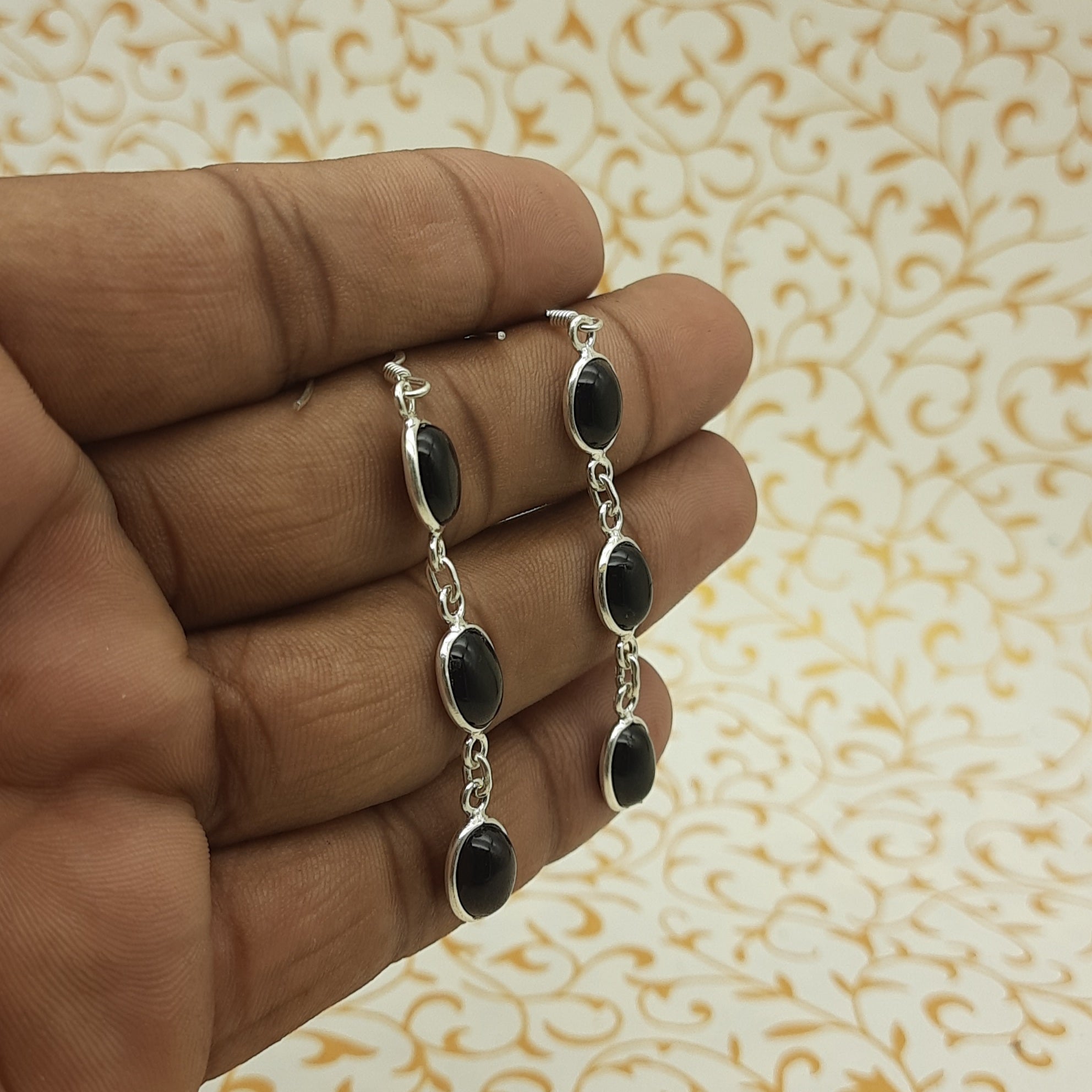 Fine Black Onyx Gemstone Earrings – Minimal Luxury Jewelry