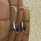 Citrine Dangle Earrings – Handmade 925 Silver Gemstone Jewelry