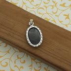 925 Sterling Silver Black Onyx Pendant – Natural Gemstone Nepali Handmade Bohemian Jewelry
