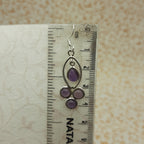 Fine Silver Amethyst  Earrings – Lightweight Handmade Drops
