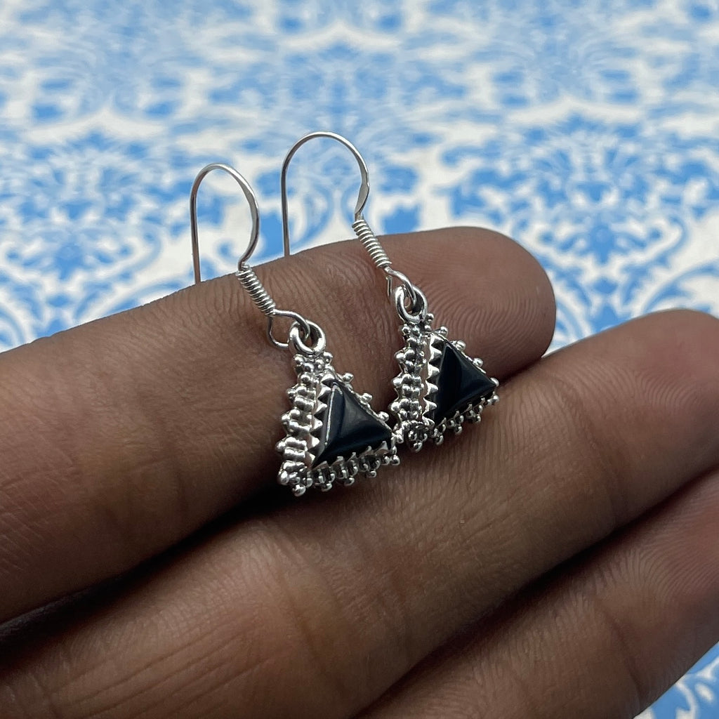 Fine Onyx Gemstone Earrings – Minimal Luxury Jewelry