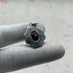 Dyed Ruby 925 Sterling Silver Handmade Pendant | Vintage Style Statement Pendant